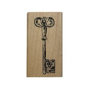 Stampers Anonymous Vintage Rubber Key Stamp